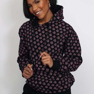 Shane Dawson x Jeffree Star Size L All Over Pig Hoodie Authentic Killer Merch